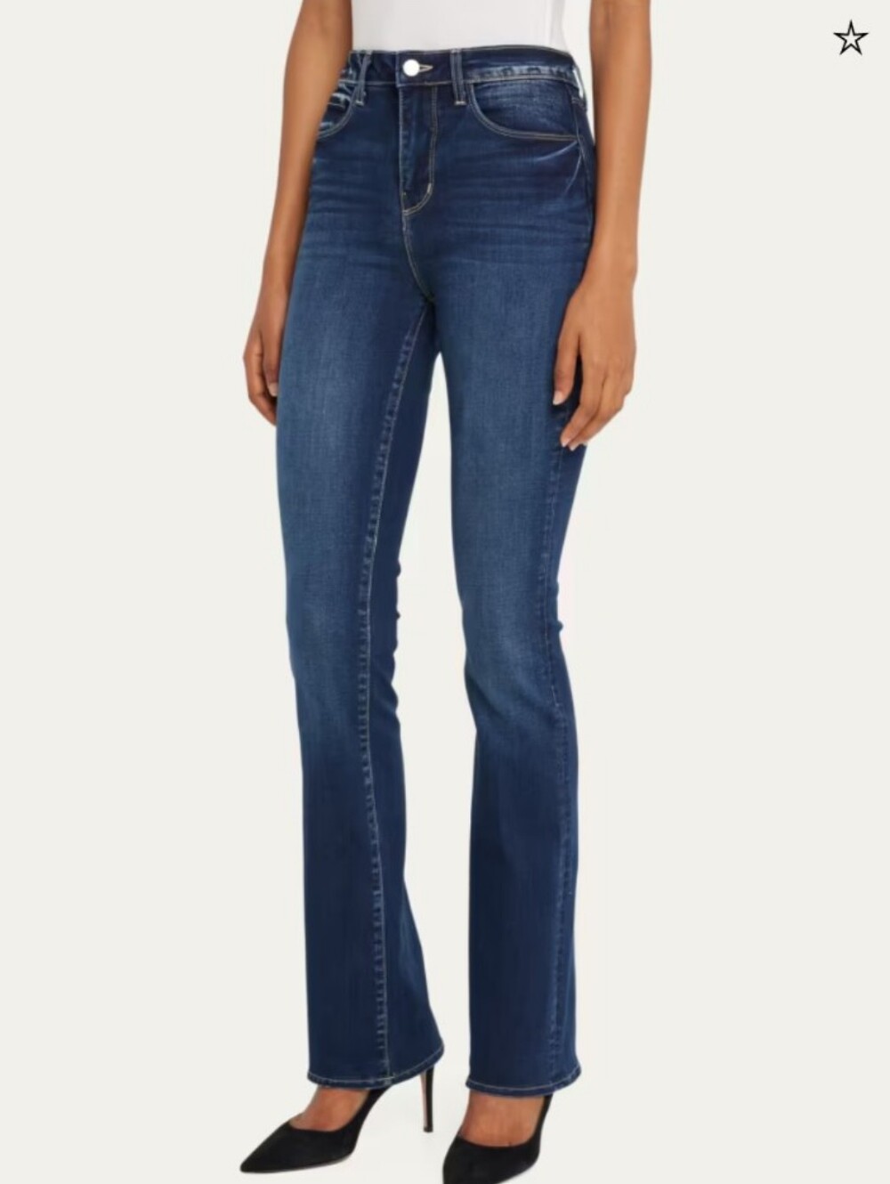 L'agence Selma Baby Boot Cut Jeans High Rise Columbia